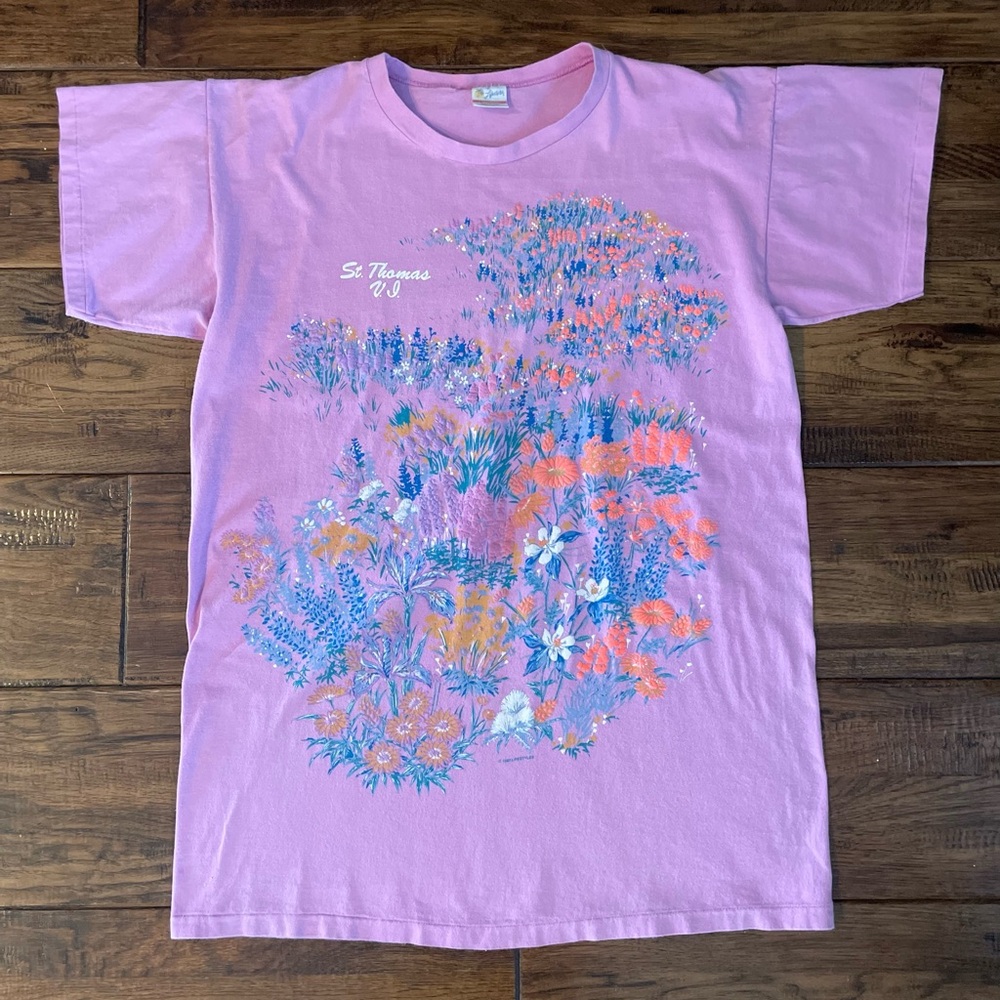 Vintage Virgin Islands Long T Shirt
